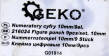 Znaczniki cyfrowe numeratory numery 10mm firmy Geko