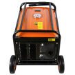 Agregat prądotwórczy - generator prądu 5,2kW 5200W 4-suw generator prądu z wbudowanym modułem prostownikowym 12V wyposażony w stabilizator napięcia AVR i miedziane uzwojenie prądnicy firmy Cross Tools