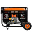 Agregat prądotwórczy - generator prądu 5,2kW 5200W 4-suw generator prądu z wbudowanym modułem prostownikowym 12V wyposażony w stabilizator napięcia AVR i miedziane uzwojenie prądnicy firmy Cross Tools