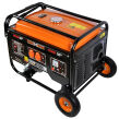 Agregat prądotwórczy - generator prądu 5,2kW 5200W 4-suw generator prądu z wbudowanym modułem prostownikowym 12V wyposażony w stabilizator napięcia AVR i miedziane uzwojenie prądnicy firmy Cross Tools