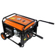 Agregat prądotwórczy - generator prądu 5,2kW 5200W 4-suw generator prądu z wbudowanym modułem prostownikowym 12V wyposażony w stabilizator napięcia AVR i miedziane uzwojenie prądnicy firmy Cross Tools
