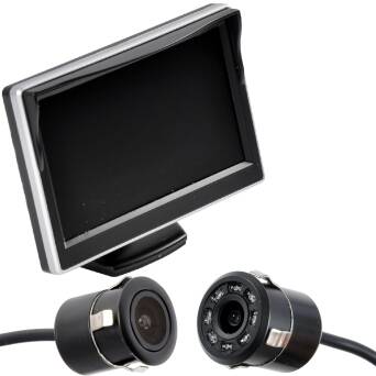 Wyświetlacz monitor lcd tft 5' + kamera cofania