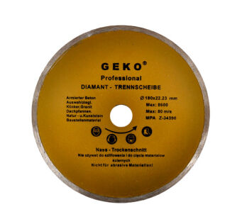 Tarcza diamentowa do gresu betonu 180mm pełna