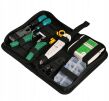 Zestaw narzędzi sieciowych rj45 tester zaciskarka firmy GEKO G30840