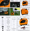 Generator prądu - agregat prądotwórczy inwertorowy 1000W 1,65KM 12V 230V usb 4-suw avr niemieckiej firmy Cross X Tools