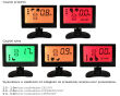 Zestaw czujników parkowania + monitor wyświetlacz ekran lcd czujniki parkowania cofania na tył i przód - czujnik - 8 x sensor - buzzer firmy LAGO