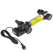 Filtr z lampą uv-c do basenu 40W emiter promieni uv-c do basenów o pojemności do 36000l zestaw filtracyjny oczyszczacz promieniami uv-c do wody basenowej firmy T.I.P.