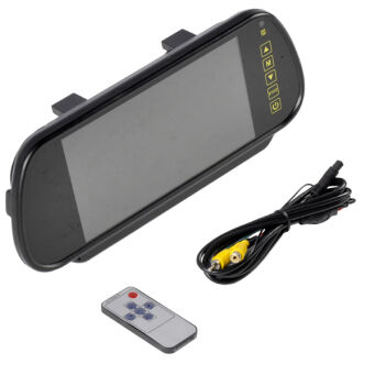 Wyświetlacz monitor lcd 7' w lusterku lcd pilot