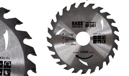 Tarcza widiowa do drewna 115mm 115x24T firmy Bass Polska