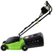 Kosiarka elektryczna z koszem do trawy 1000W 30cm 25l z regulacją wysokości koszenia firmy John Gardener