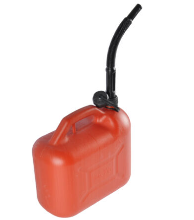 Plastikowy kanister na benzynę HDPE 5l z lejkiem karnister z atestem firmy GEKO