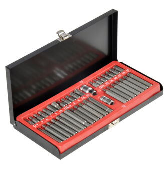 Klucze bit torx spline imbus hex 1/2' i 3/8' 40szt