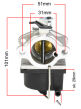 Gaźnik tecumseh ohv110 ohv120 ohv130 ohv135 640065 firmy PI-TEC CZKSI-1143