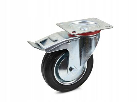 Koło kółko obrotowe z hamulcem stalowe 150kg 160mm firmy GEKO G71520 