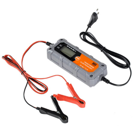 Prostownik elektroniczny 6/12V 6A ładowarka do akumulatorów z wyświetlaczem lcd firmy Geko