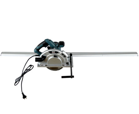 Pilarko-zagłębiarka pilarka tarczowa 185mm piła zagłębiarka przecinarka 1600W + szyna zagłębiarko-pilarka z szyną o długości 1200mm firmy Bass Polska