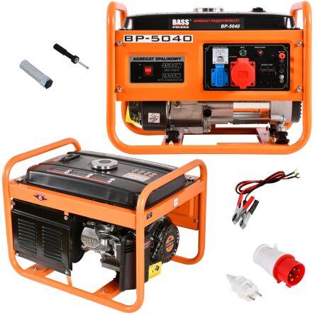 Agregat prądotwórczy generator prądu 3,5kw 230/400 firmy BASS POLSKA BP-5040 5040