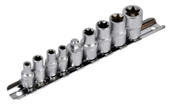 Zestaw nasadek torx E5-E16 9szt nasadki klucze