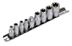 Zestaw nasadek torx E5-E16 9szt nasadki klucze