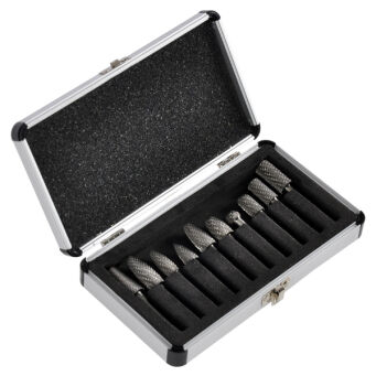 Frezy trzpieniowe do metalu 6mm 10el zestaw frezów