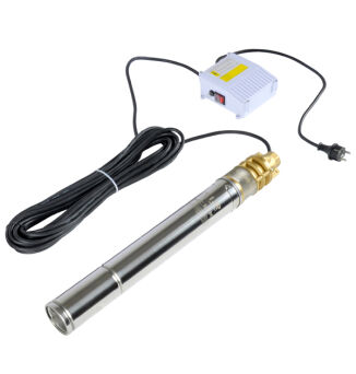 Pompa głębinowa do wody 1100W 2520l/h 3x wirnik mosiądz