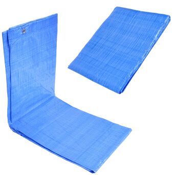 Plandeka 4x6m niebieska mocna super jakość 75g