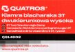 klamra blacharska dwukierunkowa wysoka 3t firmy QUATROS QS14902