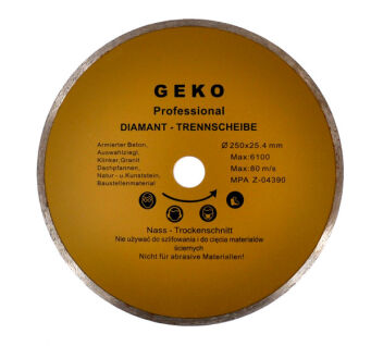 Tarcza diamentowa do gresu betonu 250mm pełna