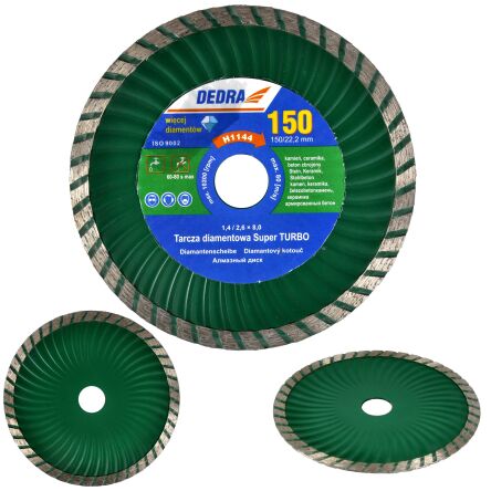 Tarcza diamentowa do cięcia betonu zbrojonego, kamienia, betonu 115mm x 22,2mm firmy Dedra