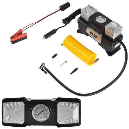 Mini kompresor samochodowy 12v pompka sprężarka firmy Bass Polska BP-4524