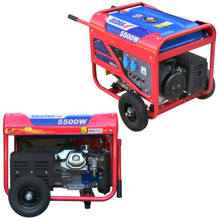Agregat prądotwórczy generator prądu 5,5kw 12/230v firmy DEDRA DEGB6500K