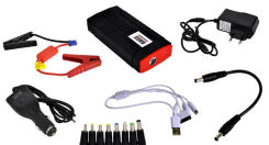 Rozruch samochodowy powerbank 22000mAh + klemy usb 400A