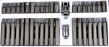 Komplet kluczy 40szt torx spline bity firmy Geko