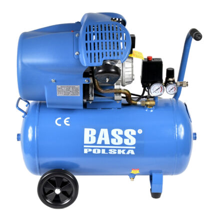 Kompresor dwutłokowy sprężarka olejowa 2200W 60l firmy Bass Polska