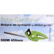 Nożyce elektryczne do żywopłotu 500W 450mm sekator