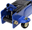 Hydrauliczny podnośnik podjazdowy 3T lewarek samochodowy - żaba 140-432mm gumowa podkładka ochronna na talerzyk w zestawie firmy Geko