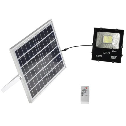 Latarnia lampa solarna led panel halogen pilot firmy Bass Polska BP-5908
