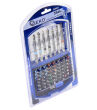 Zestaw bitów do wkrętarki PH, PZ, SL, IMBUS, TORX, TORX Tamper komplet bity torxy końcówki do wkrętarki 56el firmy GEKO