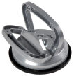 Uchwyt/przyssawka do szyb aluminiowa pojedyncza udźwig 40kg ssawka do przenoszenia szyb 115mm firmy Geko