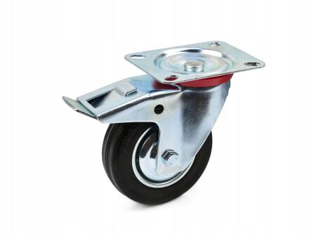 Koło kółko obrotowe z hamulcem stalowe 70kg 100mm firmy GEKO G71518