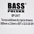 Tarcza piła do drewna widiowa 500mm 500x60T widia firmy BASS POLSKA BP-2417