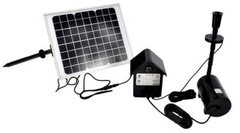 Pompa solarna do oczka wodnego z oświetleniem led