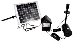 Pompa solarna do oczka wodnego z oświetleniem led