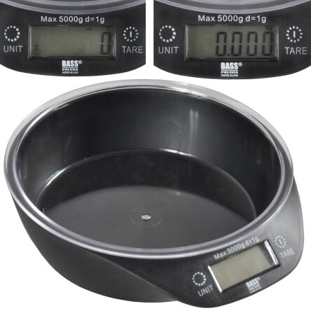 Waga kuchenna z miską pojemnikiem misa 5kg miska firmy BASS POLSKA BH10111 10111