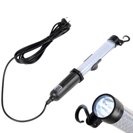 Lampa warsztatowa - latarka diodowa led 60 + 9 diod 230V magnes firmy Geko