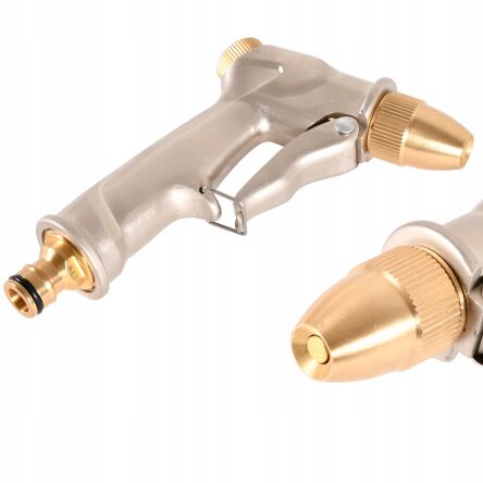Ogrodowy pistolet do wody mosiężny zraszacz regulowany firmy GEKO G73012