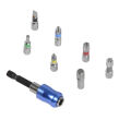 Komplet końcówek do wkrętarki bity imbus torx 32el zestaw bitów do wkrętarek ph, pz, imbus, torx, torx tamper - stal S2 wkrętaki precyzyjne końcówki z uchwytem magnetycznym firmy Geko