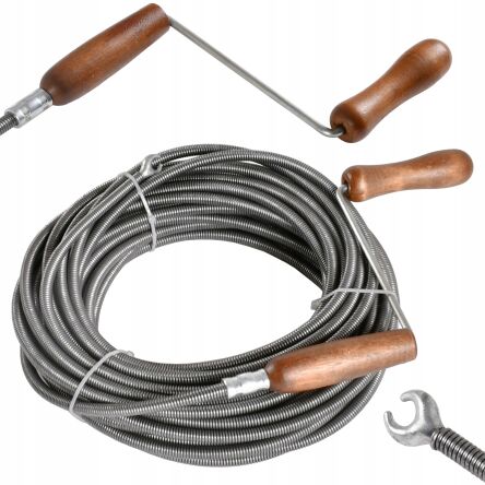 Sprężyna spirala do przepychania rur żmijka 10mm x 20m firmy GEKO G73157