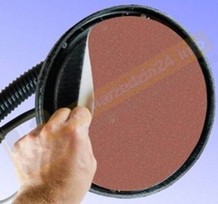 Zestaw 5szt krążków ściernych papierów o średnicy 225mm.
