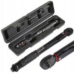 Klucz dynamometryczny do kół 1/4" 5-25nm black